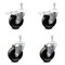 Service Caster 4 Inch Phenolic Swivel 10mm Threaded Stem Caster Total Lock Brake SCC, 2PK SCC-TSTTL20S414-PHR-M1015-2-S-2 - alternate 1